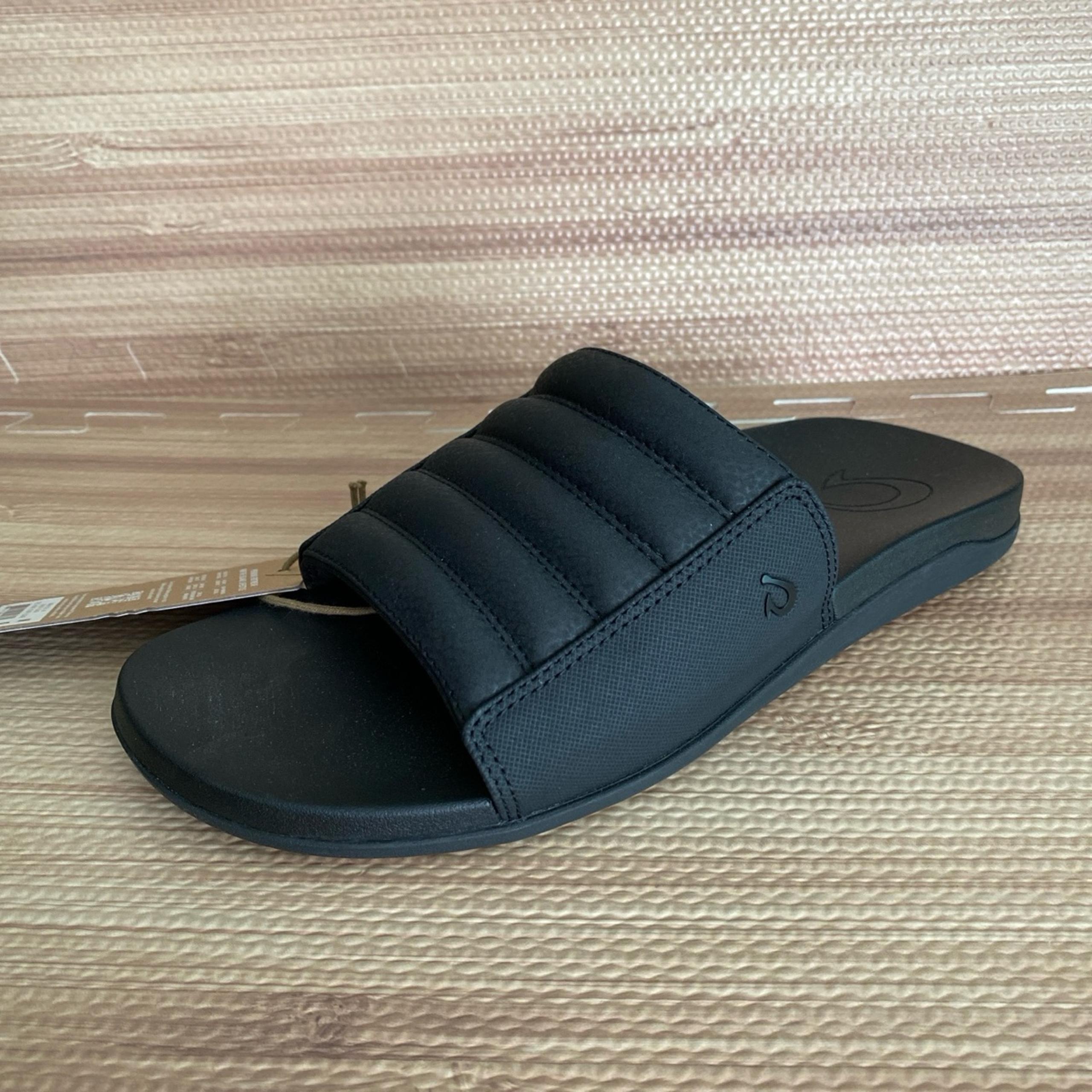 OluKai Men's Maha 'Olu Slides Size 9