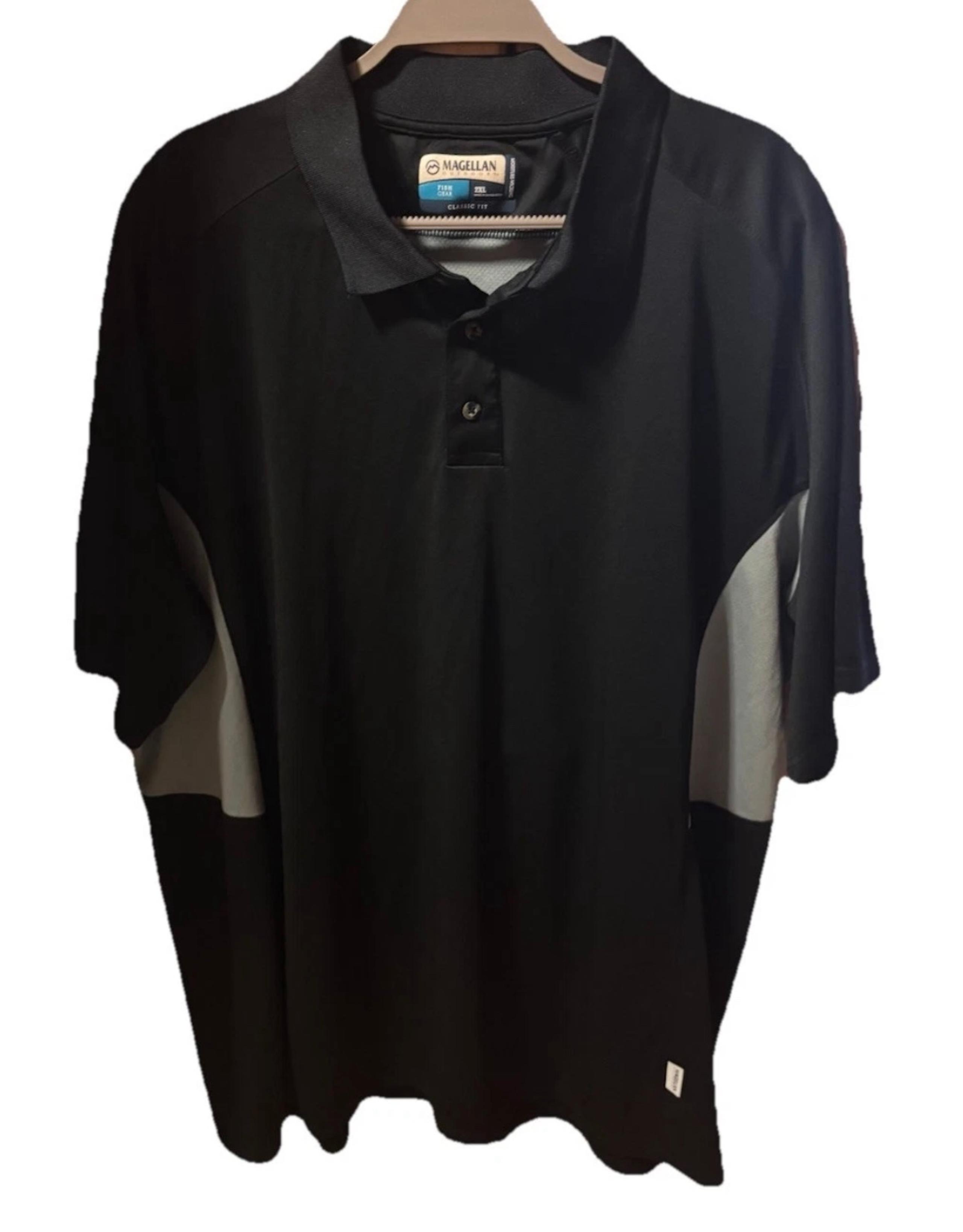 Magellan Outdoors Classic Fit Polo Moisture Wicking Men’s Size 2XL Fish Gear