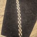 Vintage Sterling Silver Bracelet Stamped Tango 925 Heavy 7.5 Length