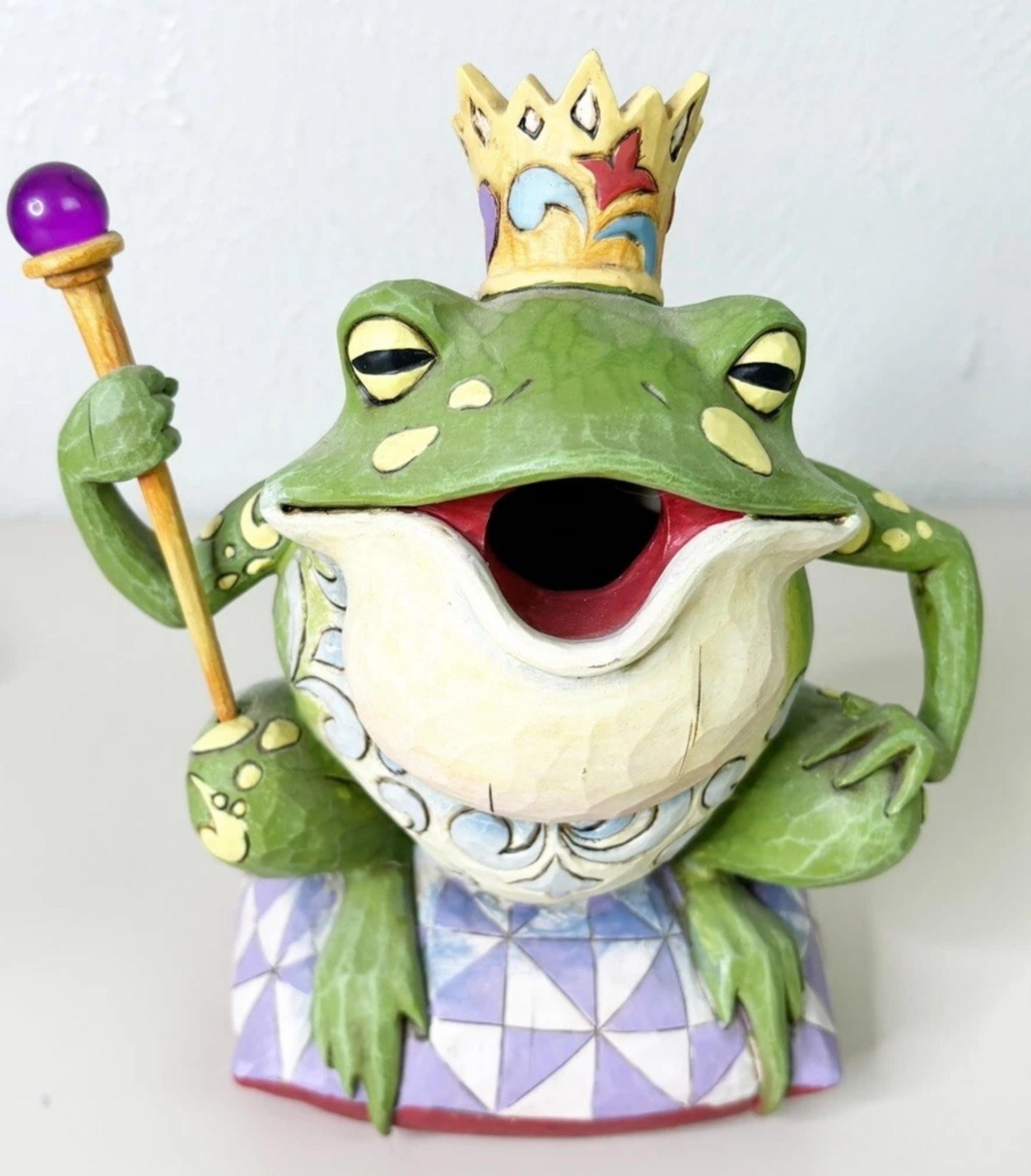 JIM SHORE Heartwood Creek Frog Prince Bird House
Birdhouse Crown Whimsical 2007