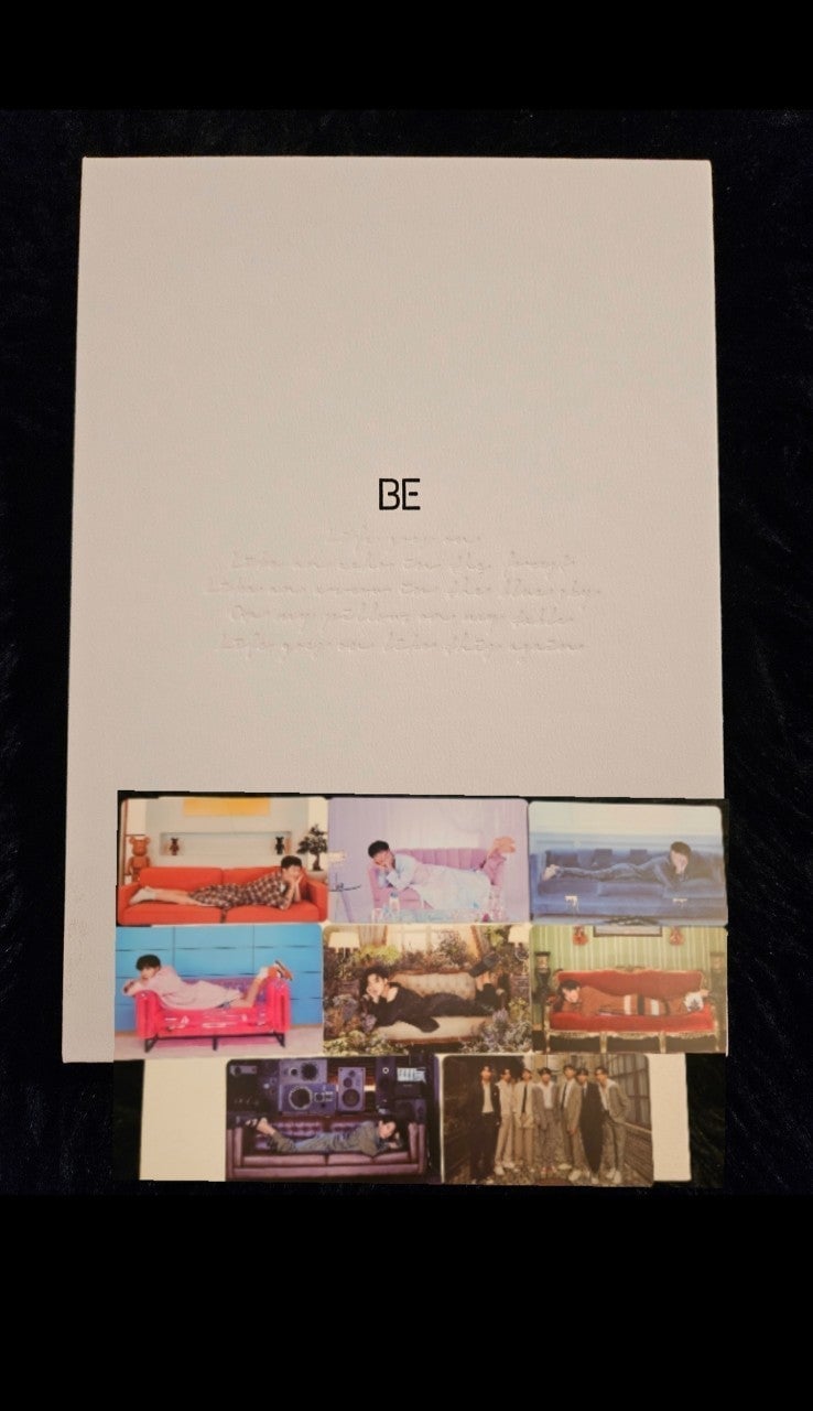 BTS Merch Theme: 'BE' (Deluxe Edition) Album + ALL 7 Photocards *NEW | SEALED*
