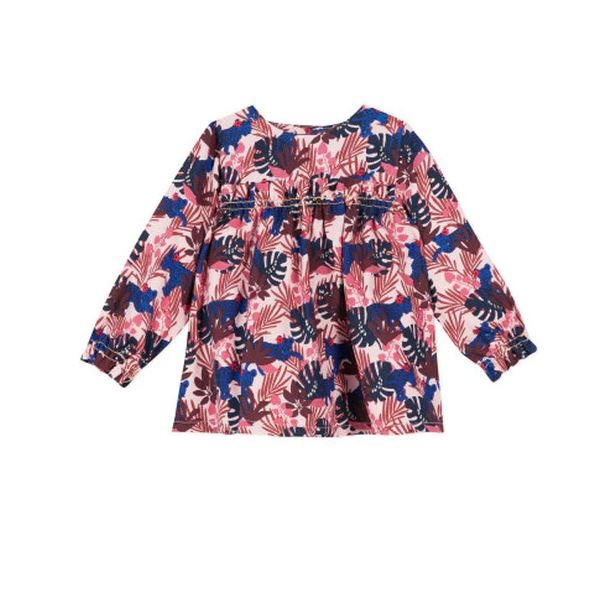 Jean Bourget panther print blouse - 18 M