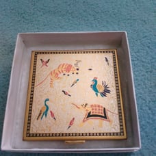 vintage volupte powder compact
