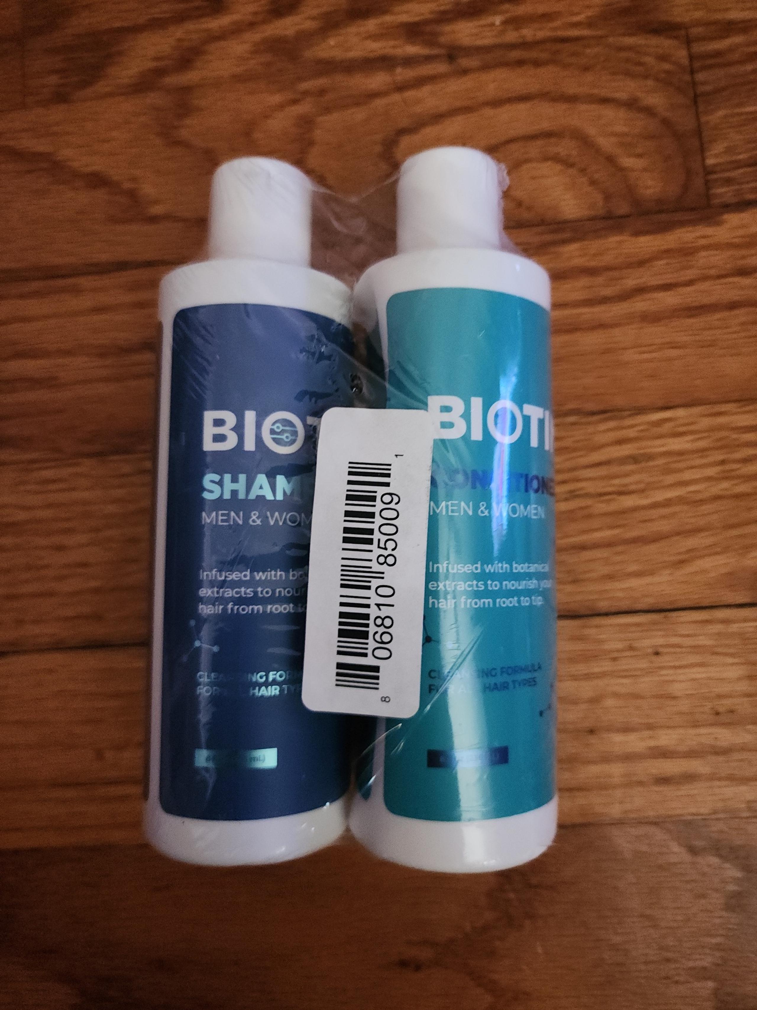 Volumizing Biotin Shampoo and Conditioner Set - Sulfate Free Shampoo and Conditi