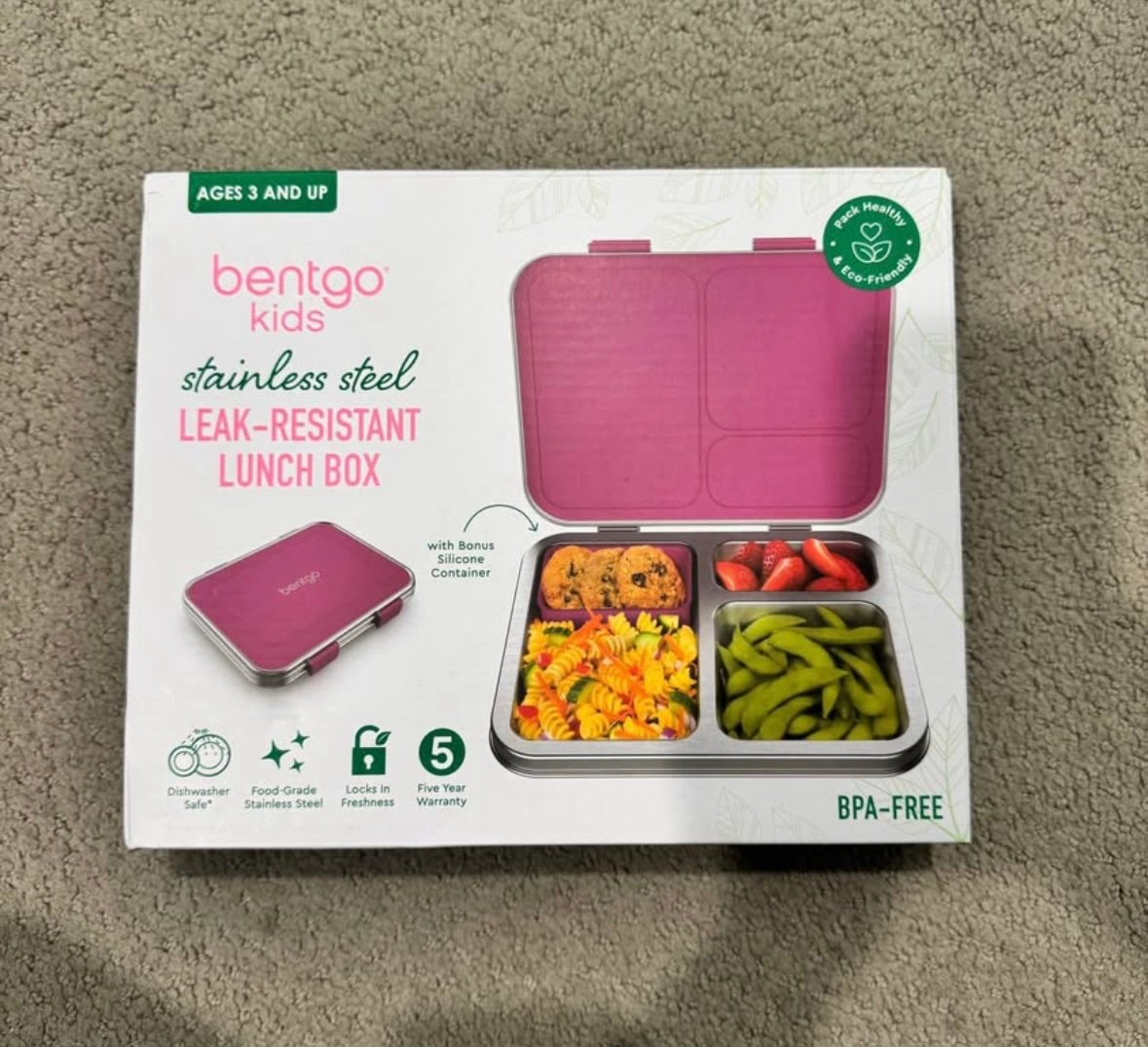 Bentgo Kids Stainless Steel Lunch Box New