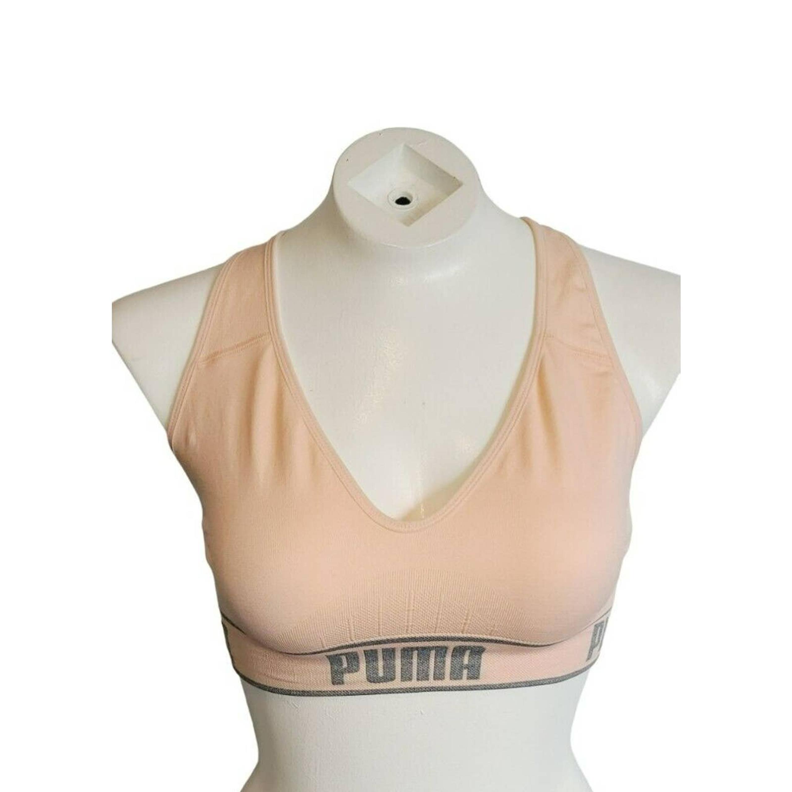 Puma Adjustable Strap Sports Bra Size M