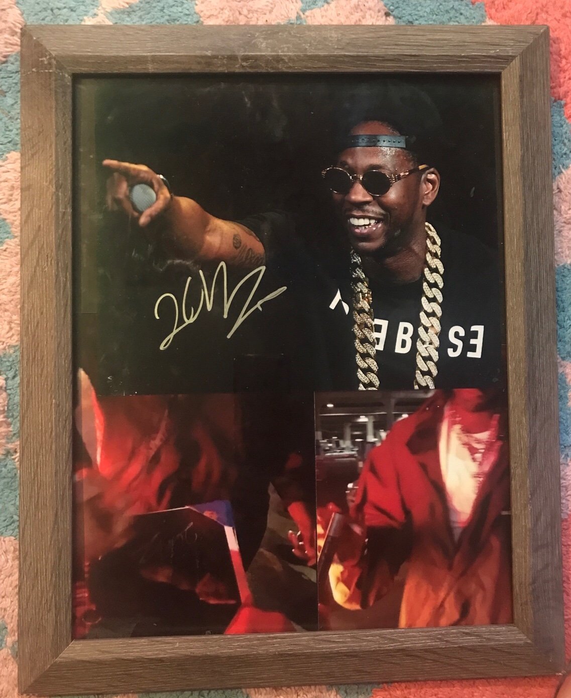 Authentic hand signed 2chainz with exact proof