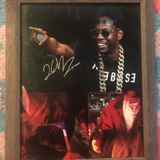 Authentic hand signed 2chainz with exact proof