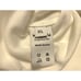 K.NGSLEY White XL Roman Ribbed Asymmetric Cutout Crew Neck Long Sleeve Top NEW