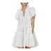 HUNTER BELL Merritt Ruffled Mini Dress Size XS