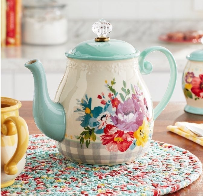 New Pioneer Woman Sweet Romance Teapot