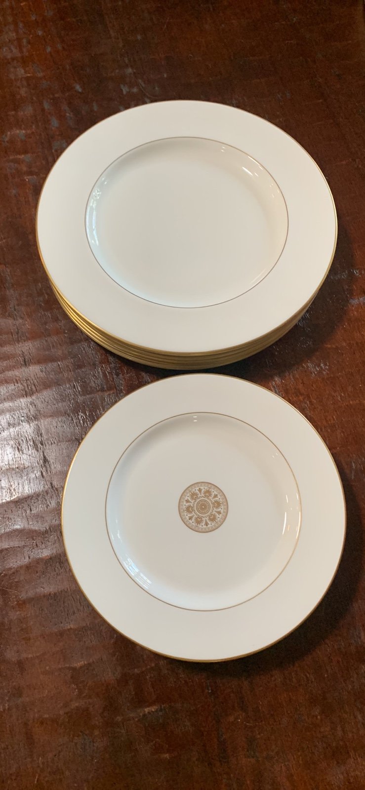 Royal Doulton “Trent” set of 6 dinner plates and 6 matching salad plates
