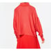 Free People We The Free M Red Ribbed Knit LS Oversize Cowl Neck Women Sweater