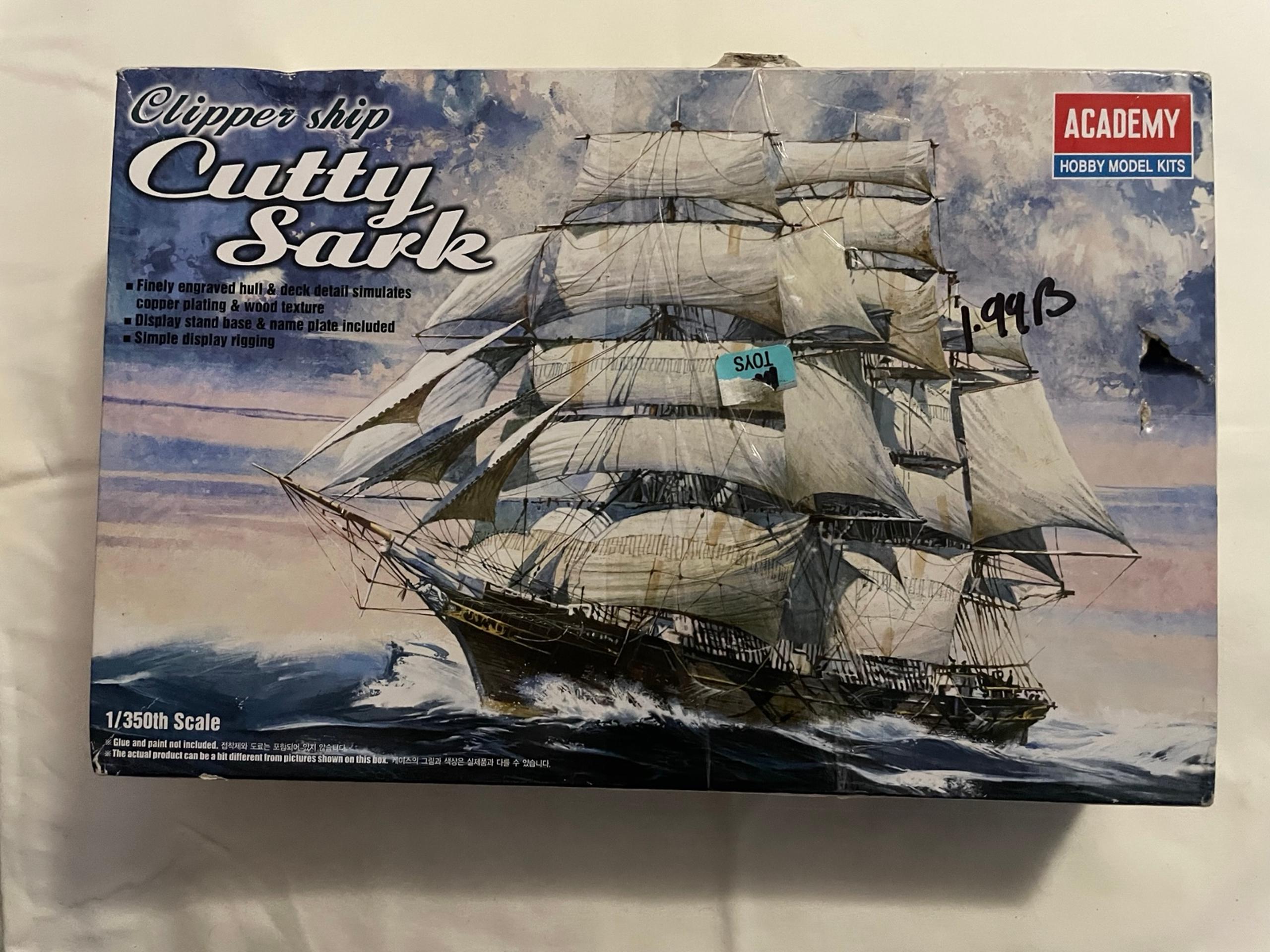Clipper Ship: Cutty Sark Model Kit (Academy, 2008)