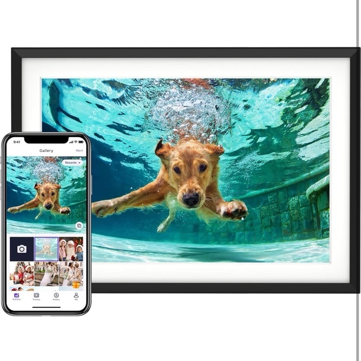 10.1'' Digital Picture Frame with 32GB Storage, Digital Photo Frame