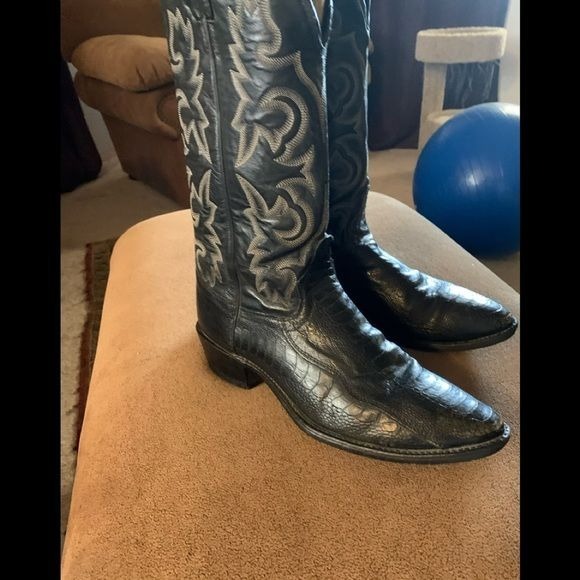J Chisholm Exotic skin boot vintage