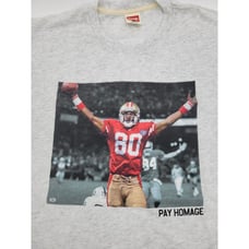 Homage Jerry Rice Pay Homage TShirt Large 49ERS Super Bowl