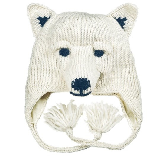 Polar Bear Knit Hat