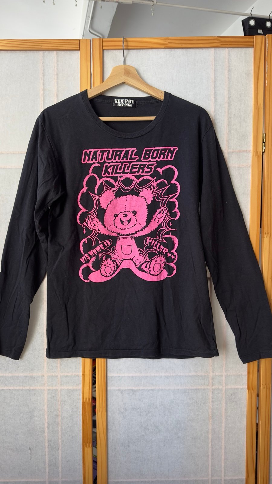Sex Pot Revenge Natural Born Killers long sleeve shirt from Japan!