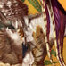 【HERMES】Vest, size 38, animal print.