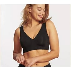Evelyn & Bobbie Evelyn Seamless Wirefree Bra Black Small A677303