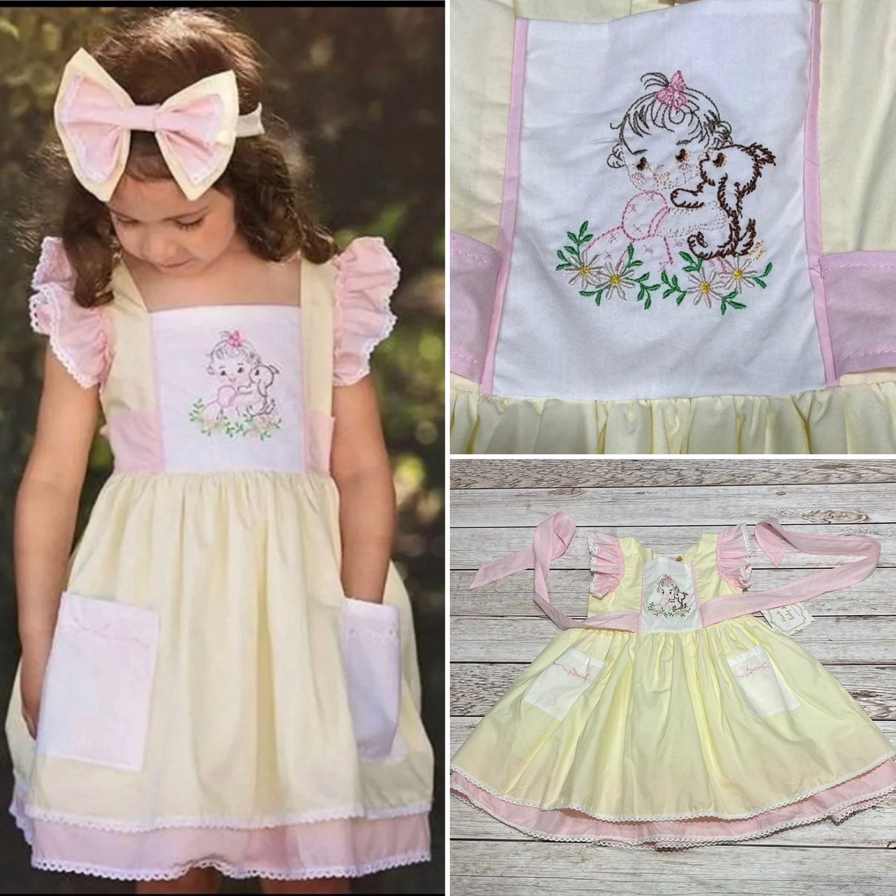 NWT Haute Baby Easter Cutie Pie Sun Dress 6