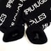 【Excellent Condition】 1PIU1UGUALE3 All-Over Logo Knit Sweatpants Black Ⅴ