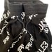 【Excellent Condition】 1PIU1UGUALE3 All-Over Logo Knit Sweatpants Black Ⅴ