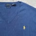 Polo Ralph Lauren Men's XXL 100% Pima Cotton V-Neck Sweater Blue