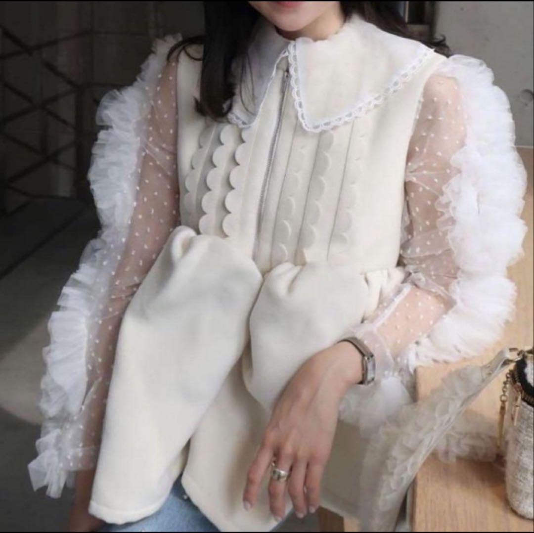 bibiy. ビビィ 美品ANGIE SLEEVELESS JACKET