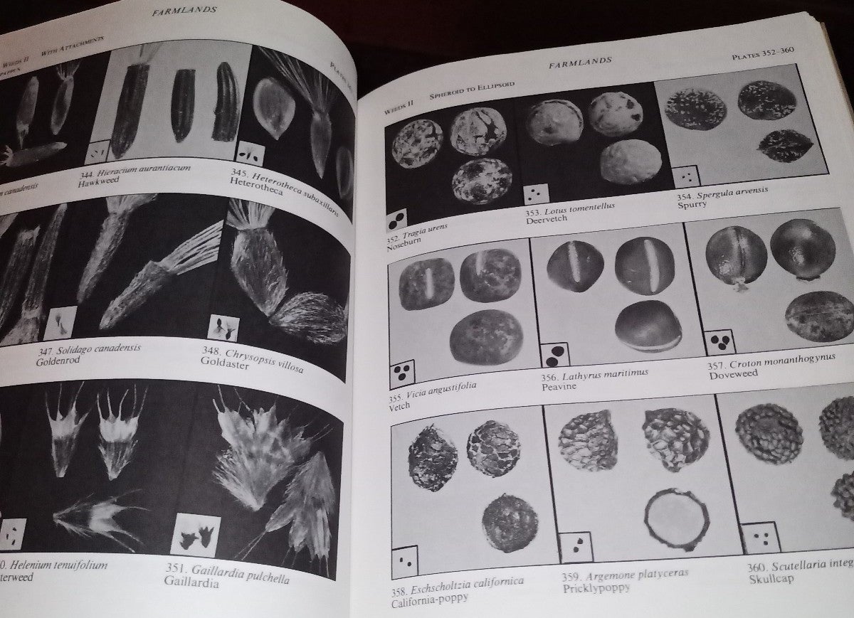 1973 HARDBACK BOOK SEED IDENTIFICATION MANUAL 221 PAGES LIKE NEW..UNIVERSITY