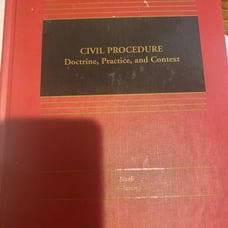 Civil Procedure law book
