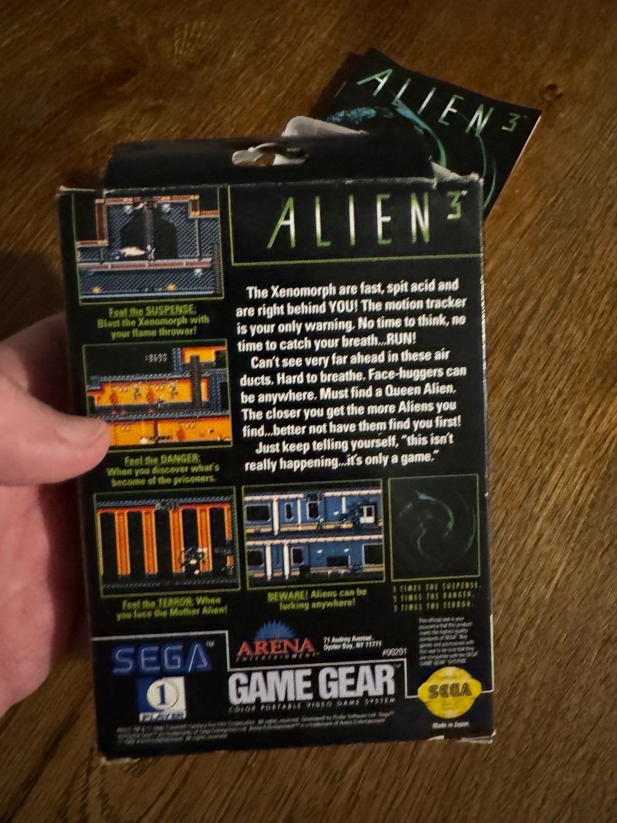 Alien 3 for Sega Game Gear Games
