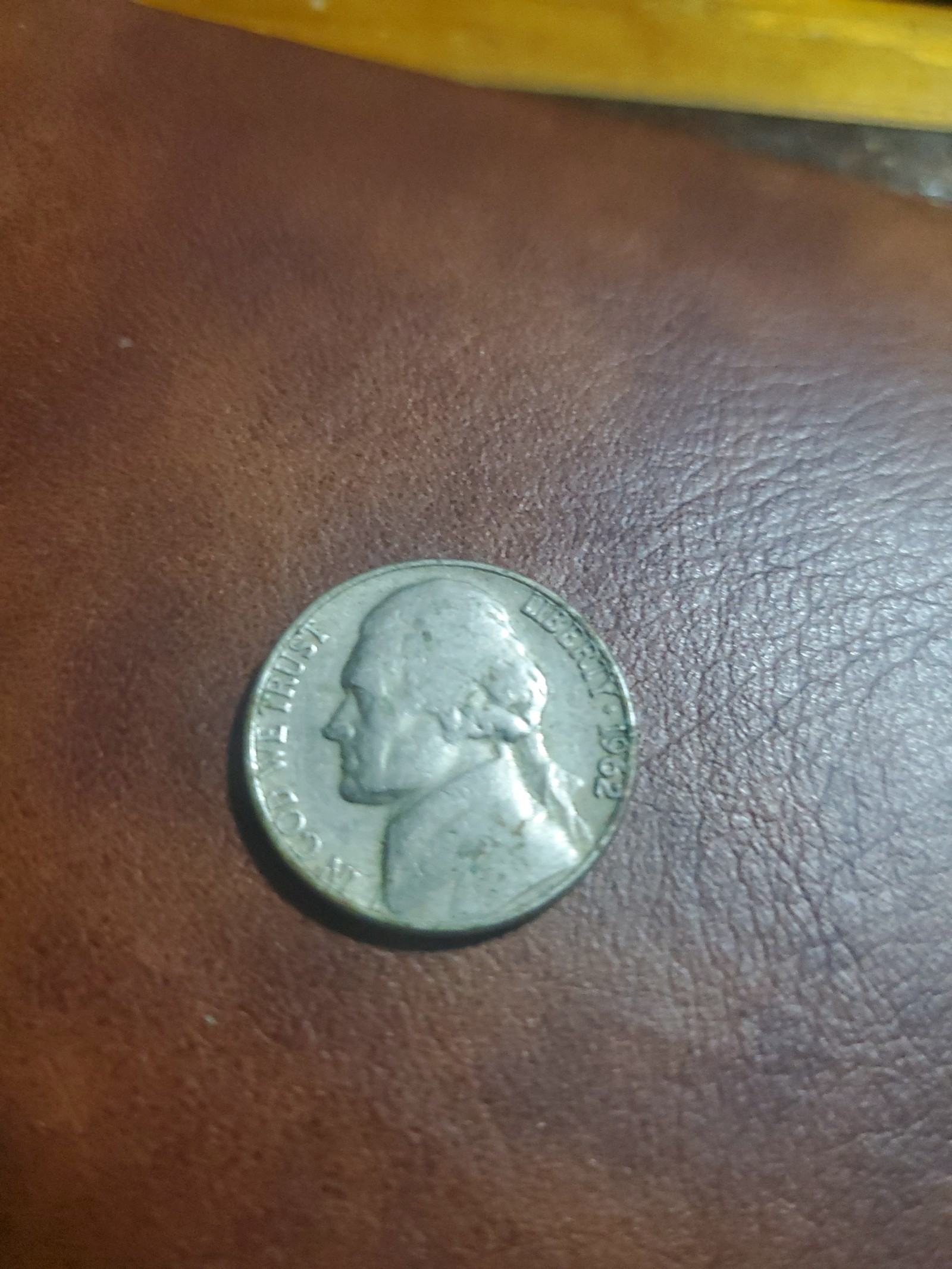 1962 Jefferson Nickel Error