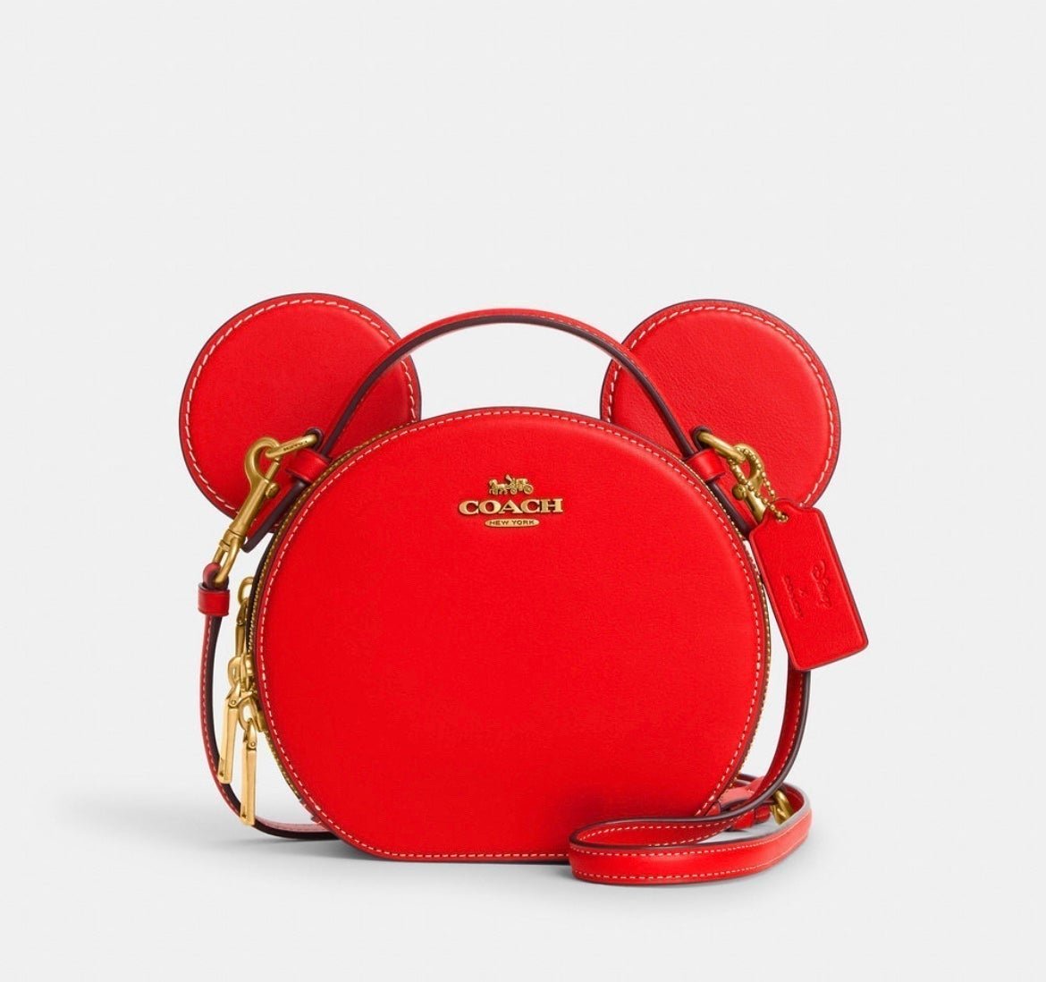 NWT Disney X Coach Mickey Mouse Ear Bag CM194