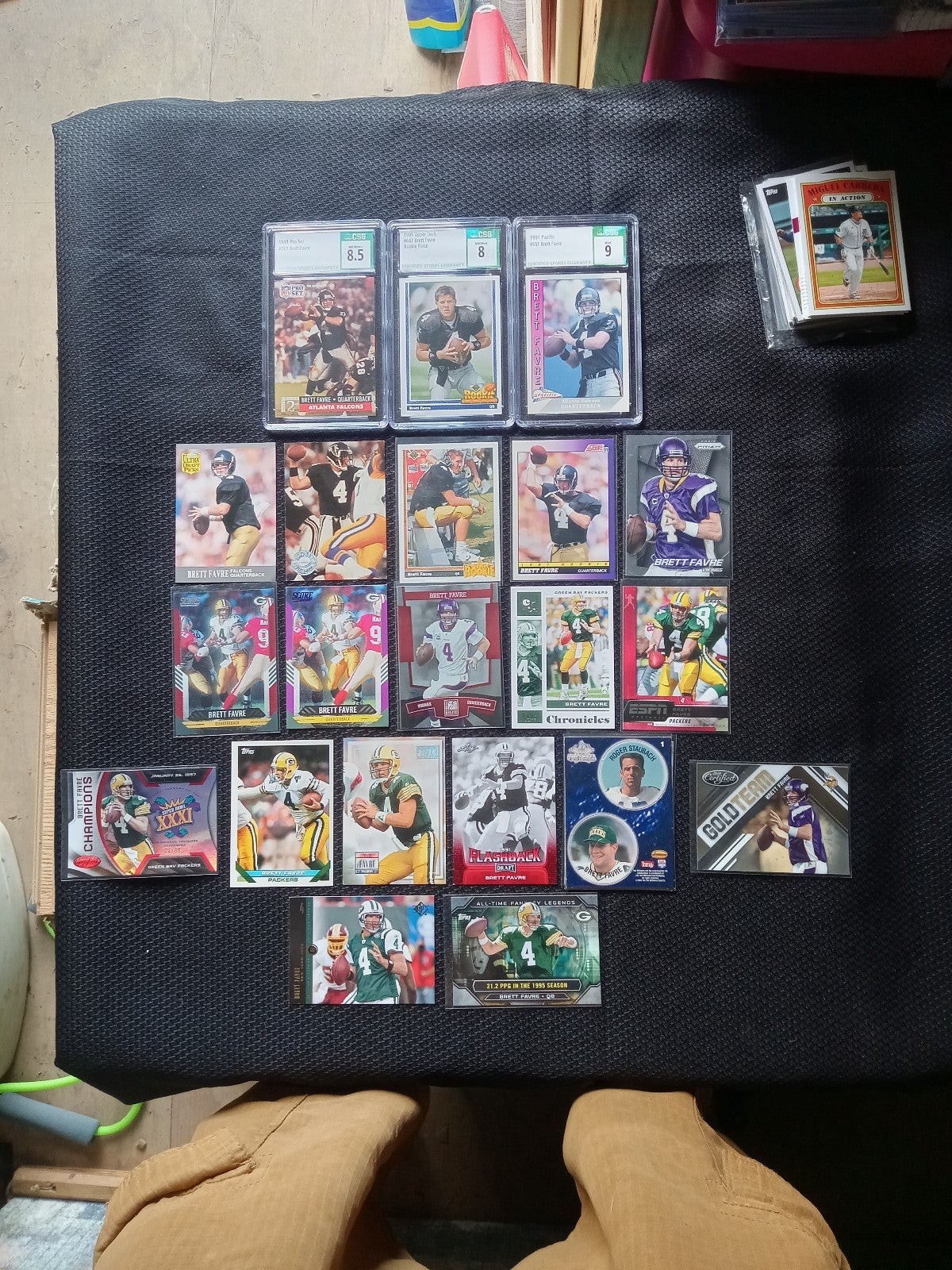 Brett Farve collection 21 cards