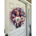 Patriotic Gnomes USA America the Beautiful Deco Mesh Ribbon Wreath
