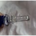 Rosenthal Versace Medusa Head Wine Bottle Stopper Blue Frosted Crystal 5”