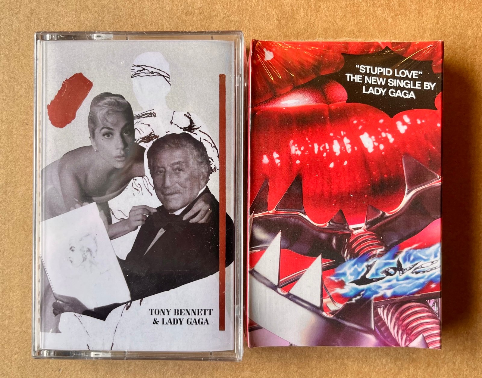 Lady Gaga Stupid Love and Love For Sale 2 Cassettes Brand New