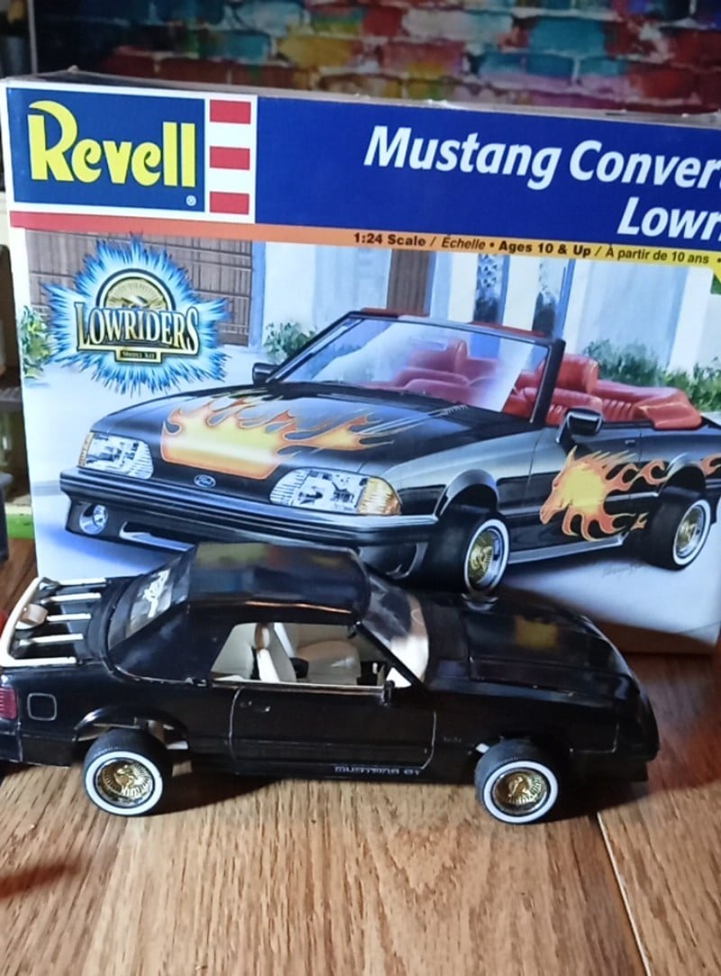 1/25 built mustang