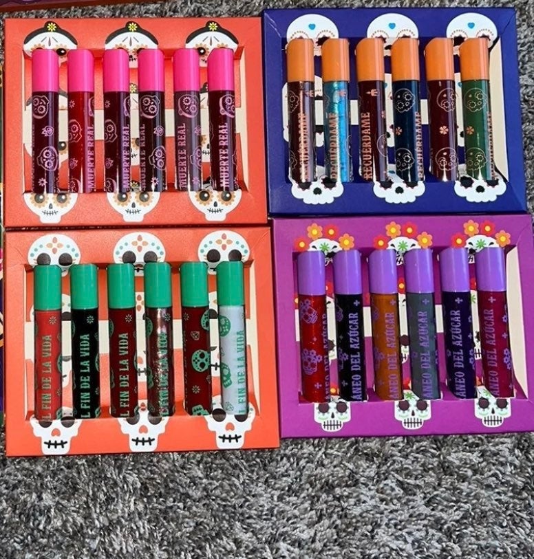 4 Sets Gloss Bomb & Velvet Matte Lip Gloss