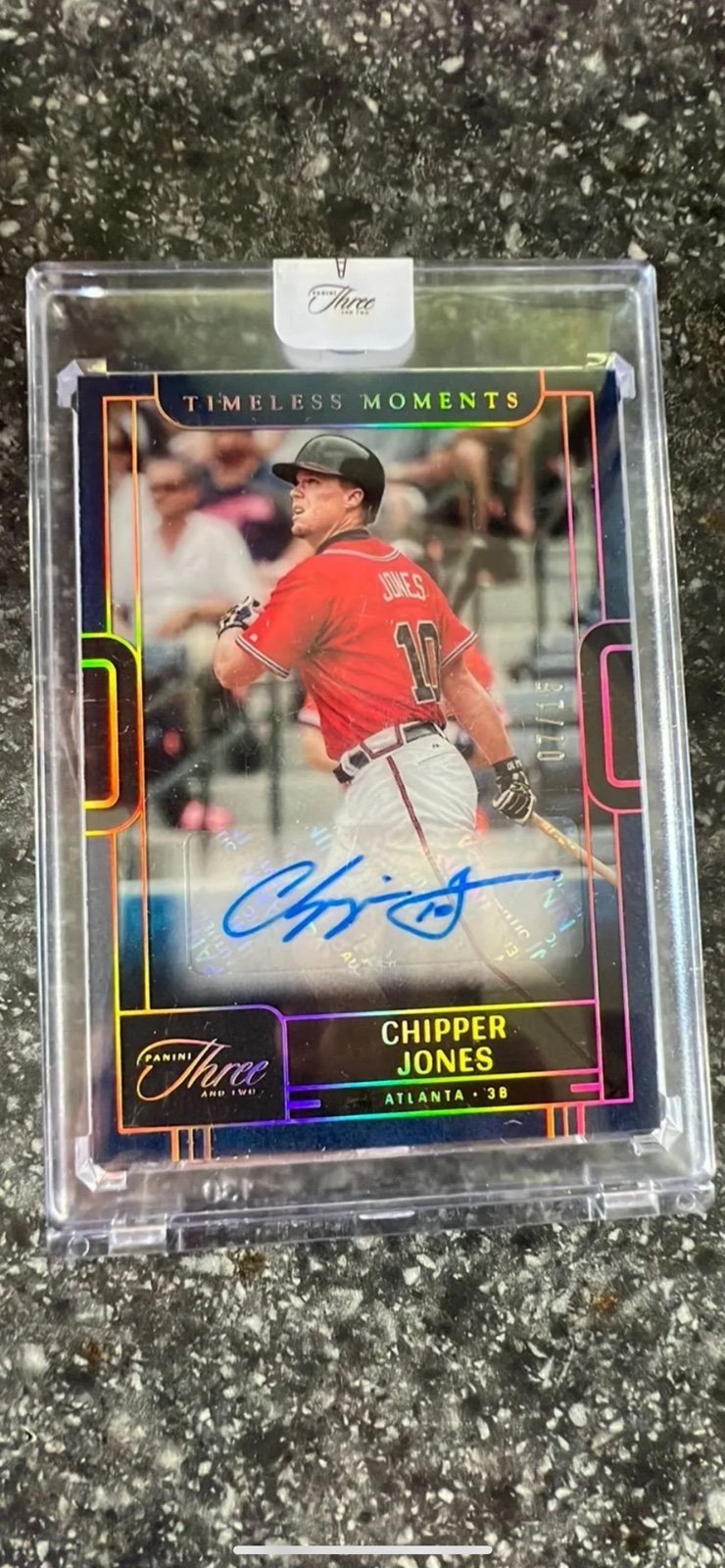 chipper jones auto