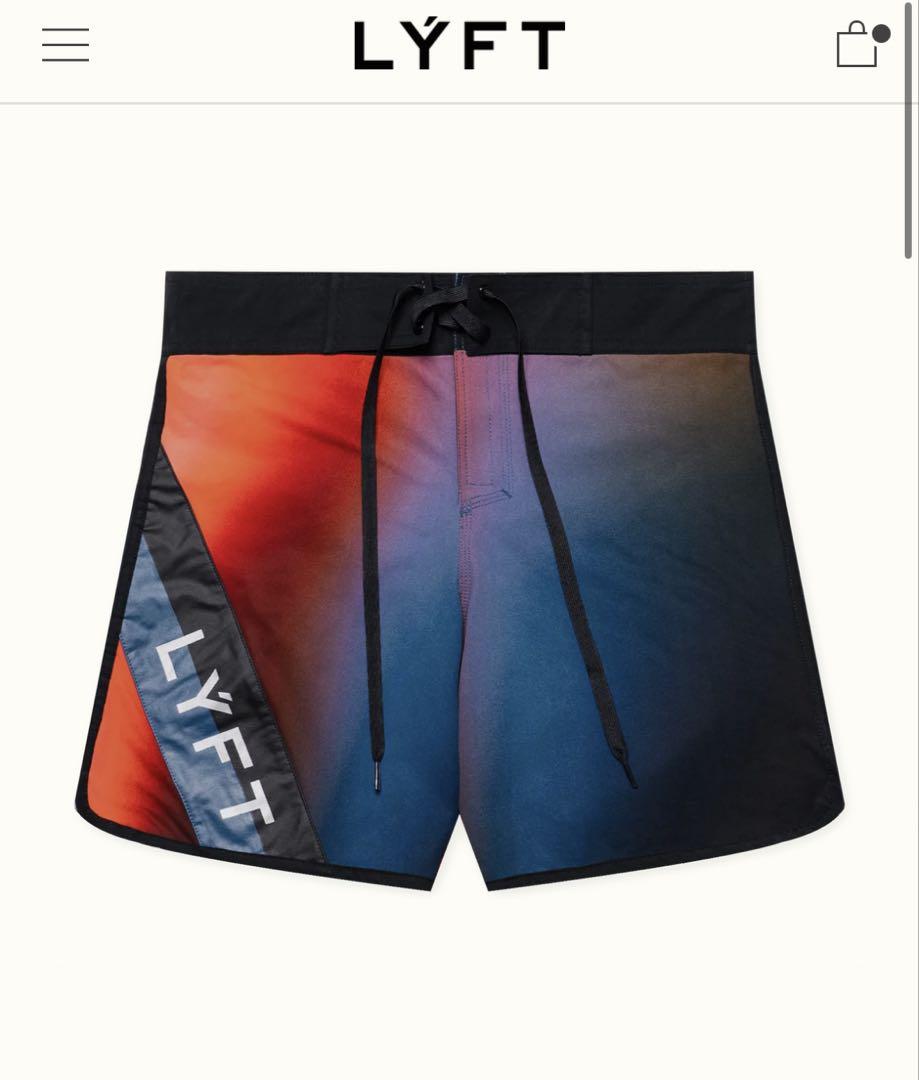 LÝFT Graphic Stage Shorts - Black
