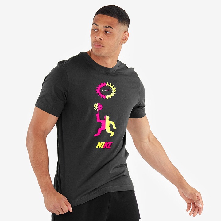 Nike Men's Dri-Fit Festival T-Shirt Style DD0803-010 Black Size MD