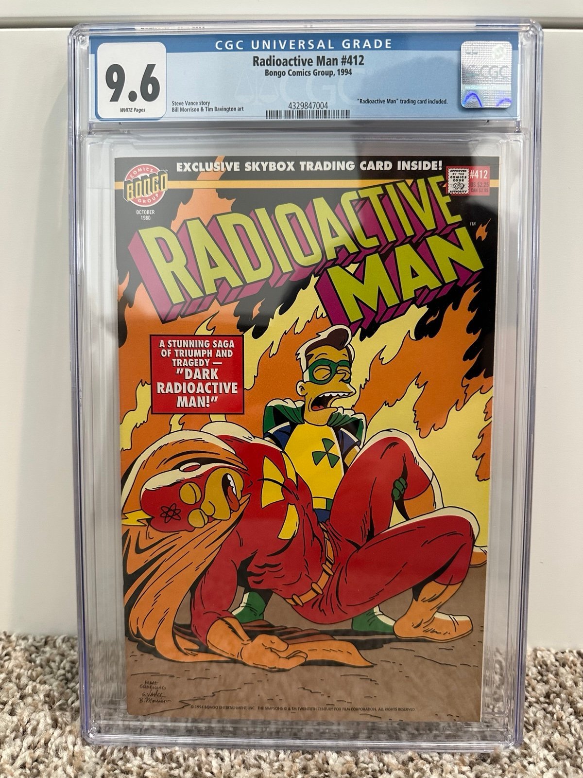 Radioactive man #412 CGC 9.6 Bongo Cómics Group