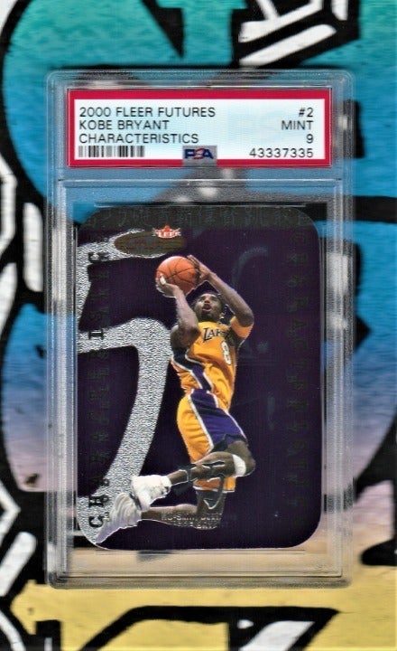 Kobe Bryant 2000-01 Fleer Futures Characteristics #2C NBA Los Angeles Lakers