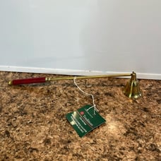 Gold and Red Candle Snuffer