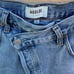 Agolde Women's Criss Cross Upsized Jean Shorts Asymmetrical Size 29