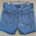 Agolde Women's Criss Cross Upsized Jean Shorts Asymmetrical Size 29