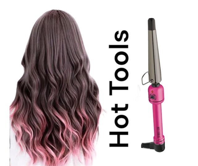 Hot Tools Professional Curling Wand Rotating Iron hair styling curls